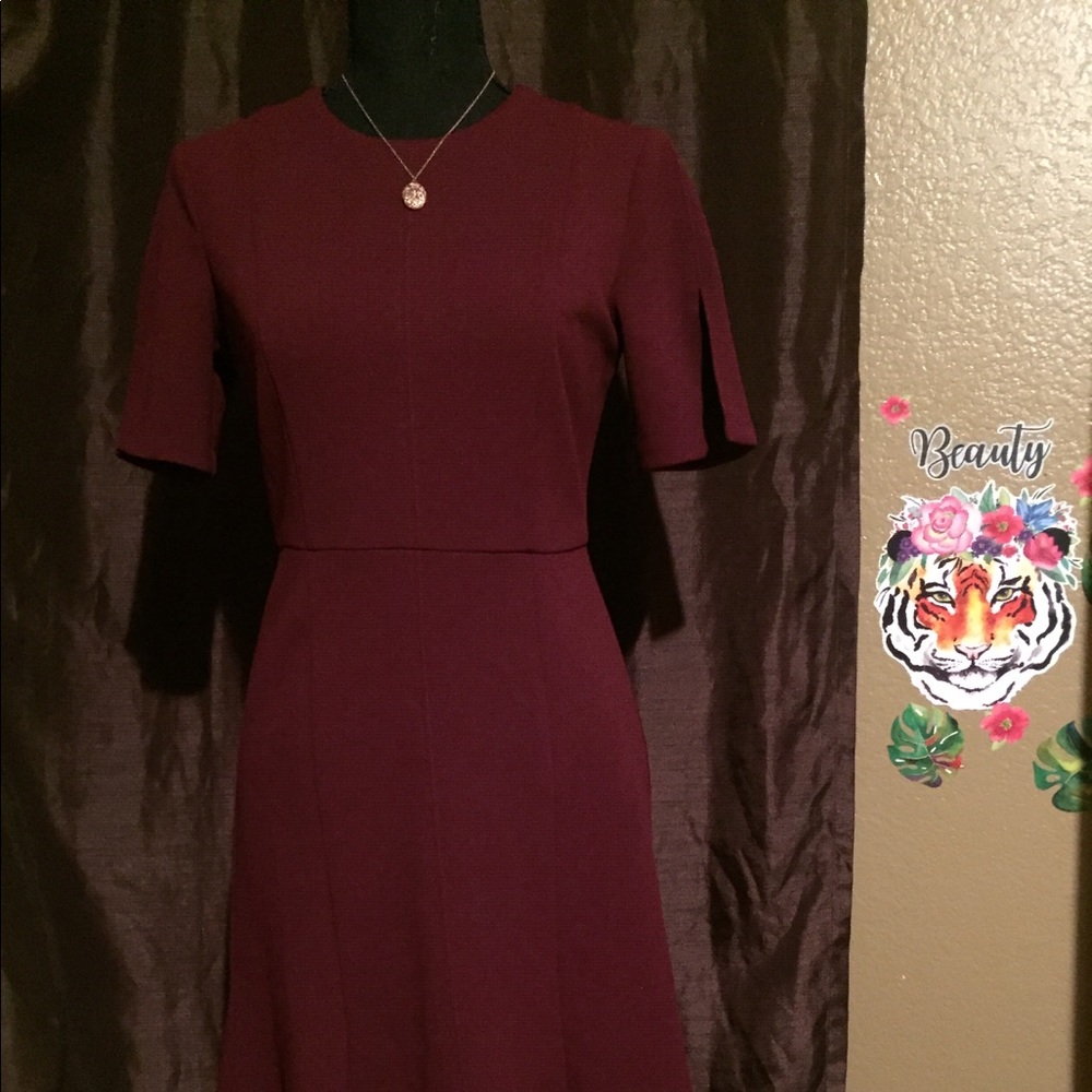 Burgundy Donna Morgan dress
